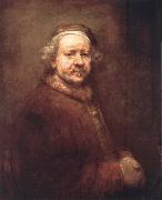 REMBRANDT Harmenszoon van Rijn Self-Portrait at the Age of 63,1669 oil painting